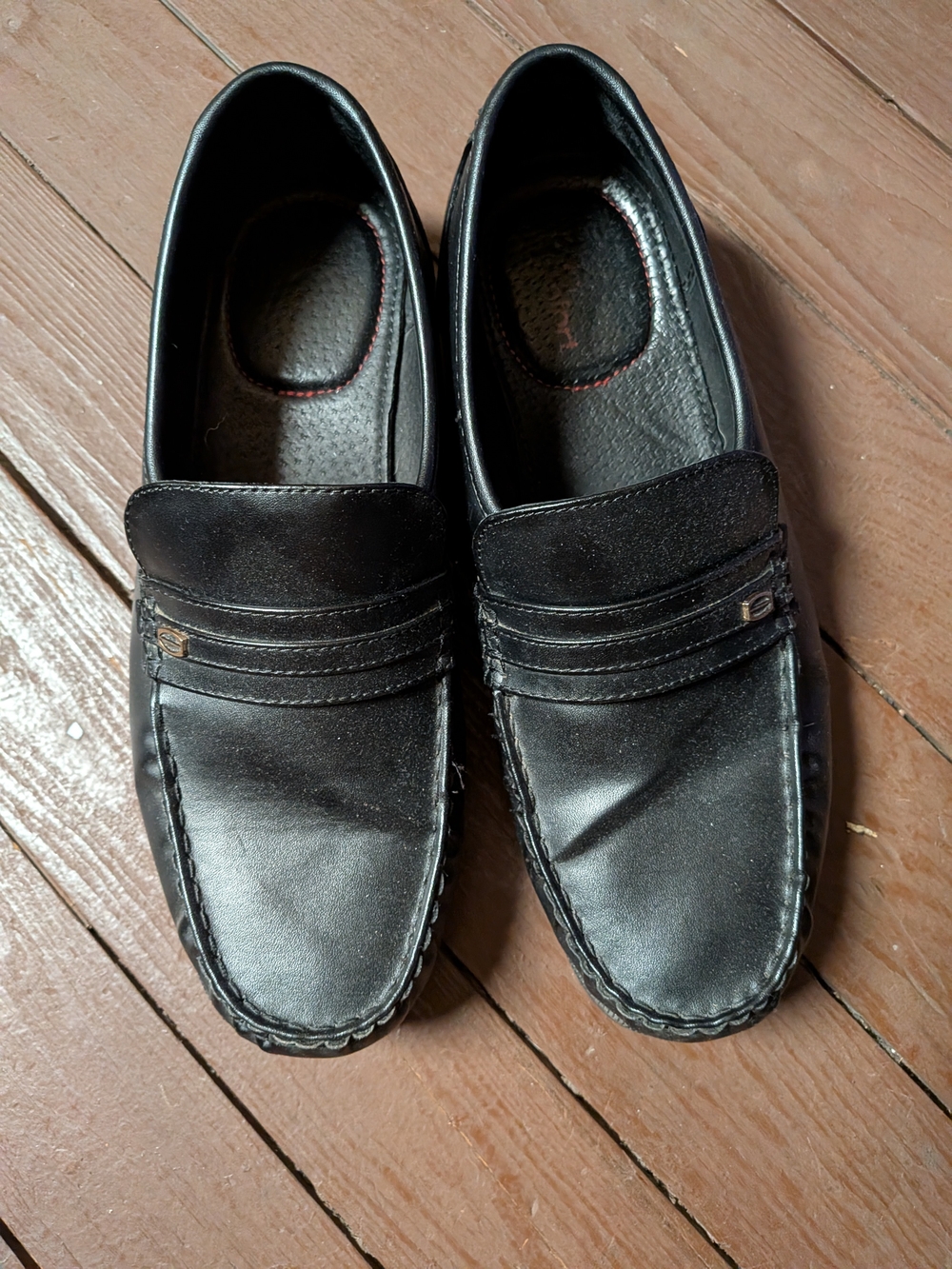 Dexter Black Men's Slip-On Penny Loafers